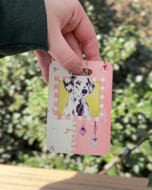 Dalmatian Dog Luggage Tag