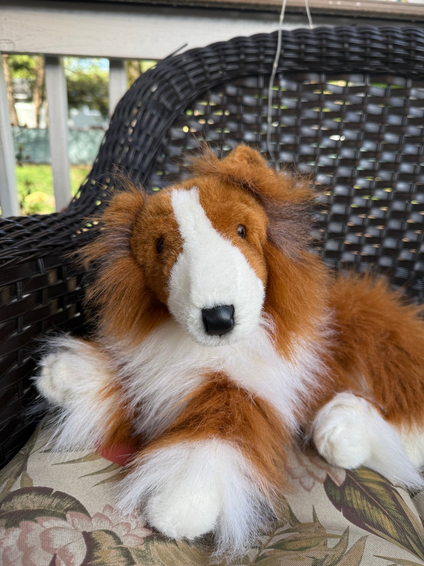 Justoys Classic collie dog plush