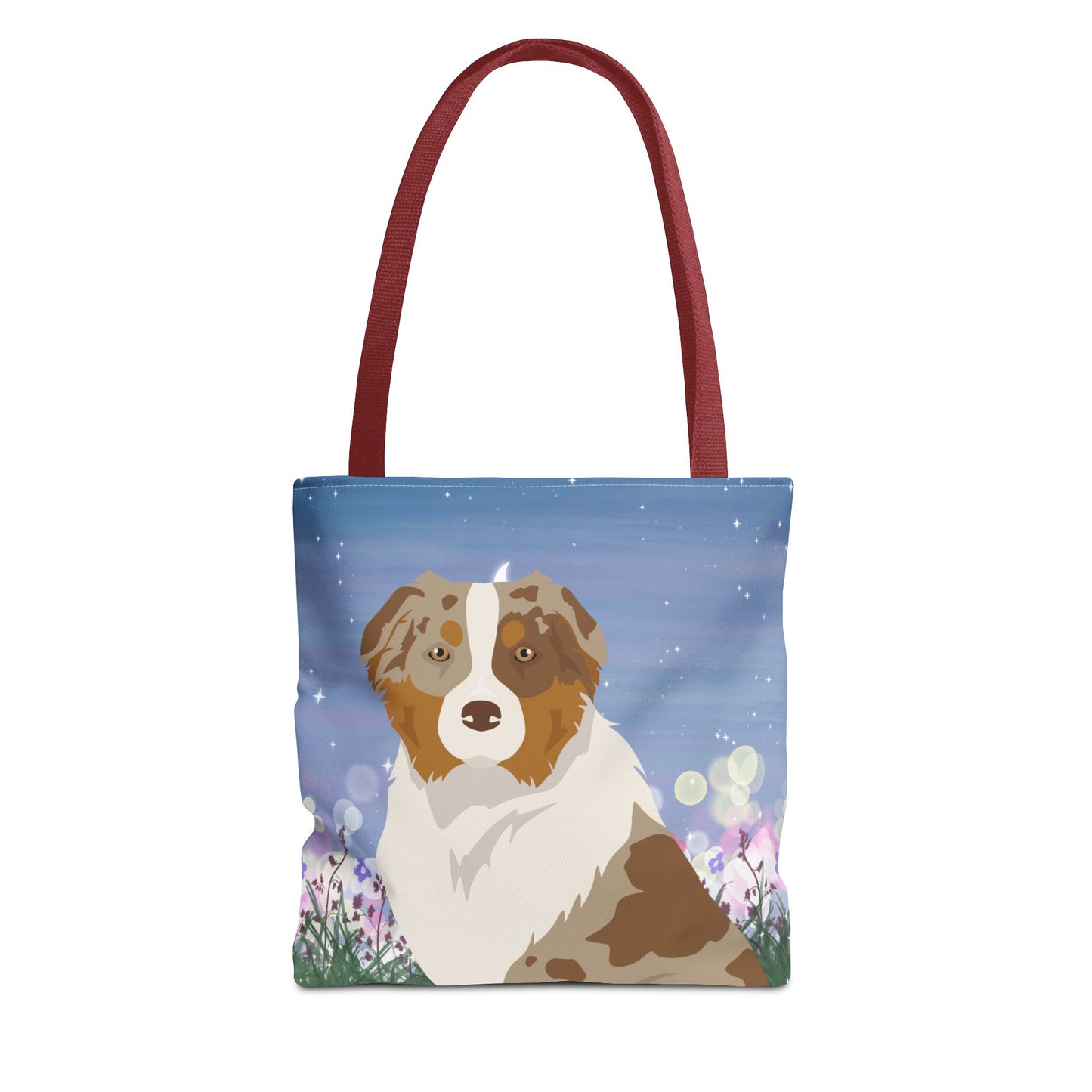 Australian Shepherd  Dog Tote Bag 13x13