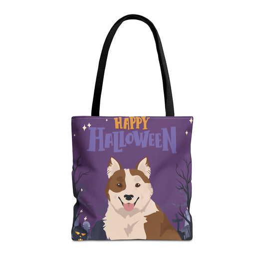 Elo Dog Happy Halloween Tote Bag 16x16