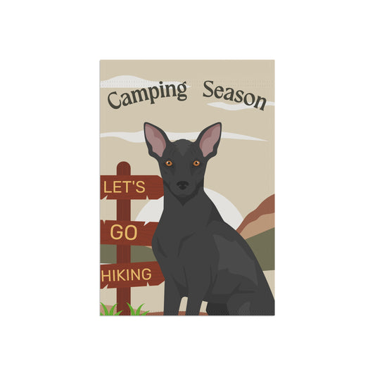 Xoloitzcuinti Dog Camping Garden Flag
