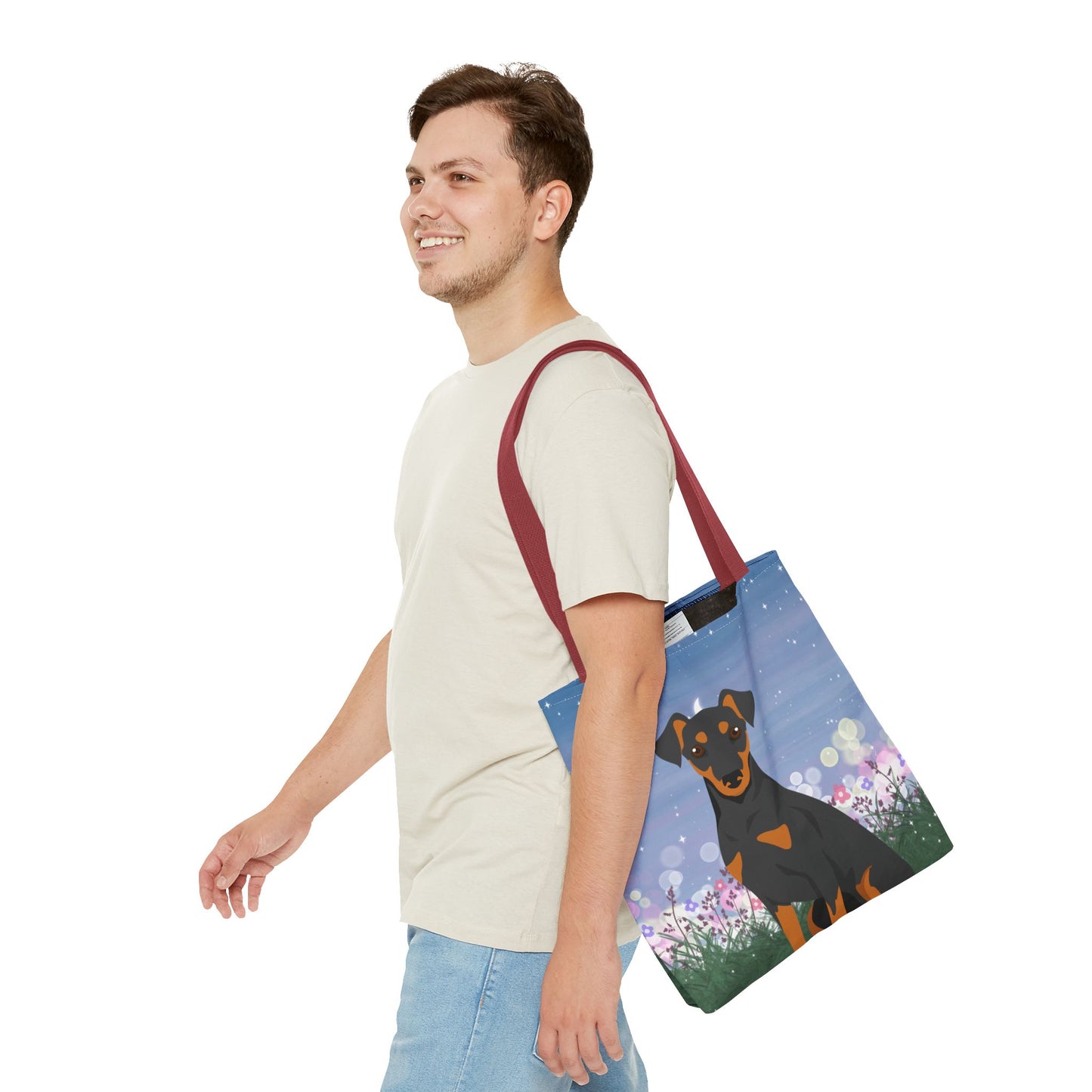 German Pinscher Dog Tote Bag 16x16