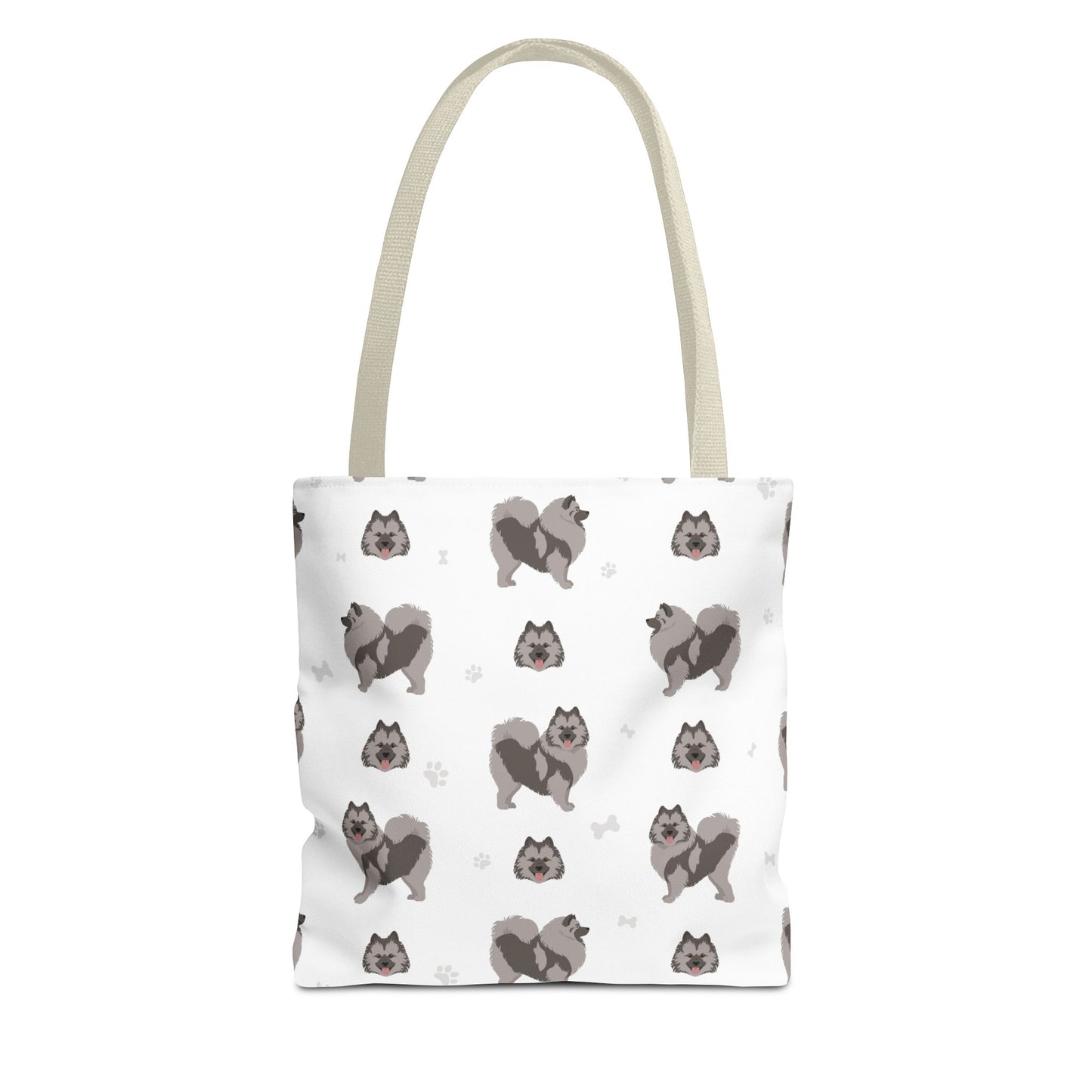 Keeshond Dog Tote Bag, Keeshond Dog Mom Gift