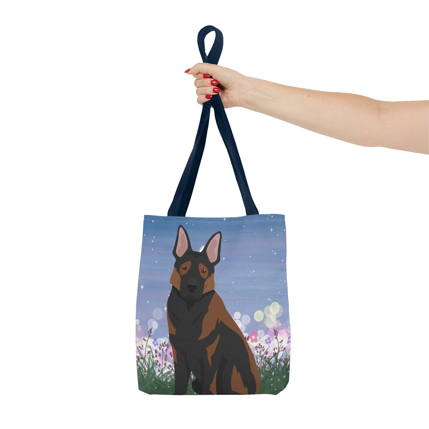 German Shepherd Dog Tote Bag 13x13