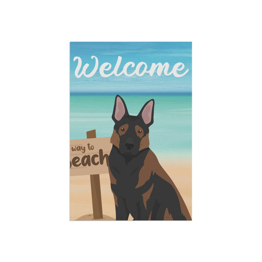 German Shepherd Dog Garden Flag