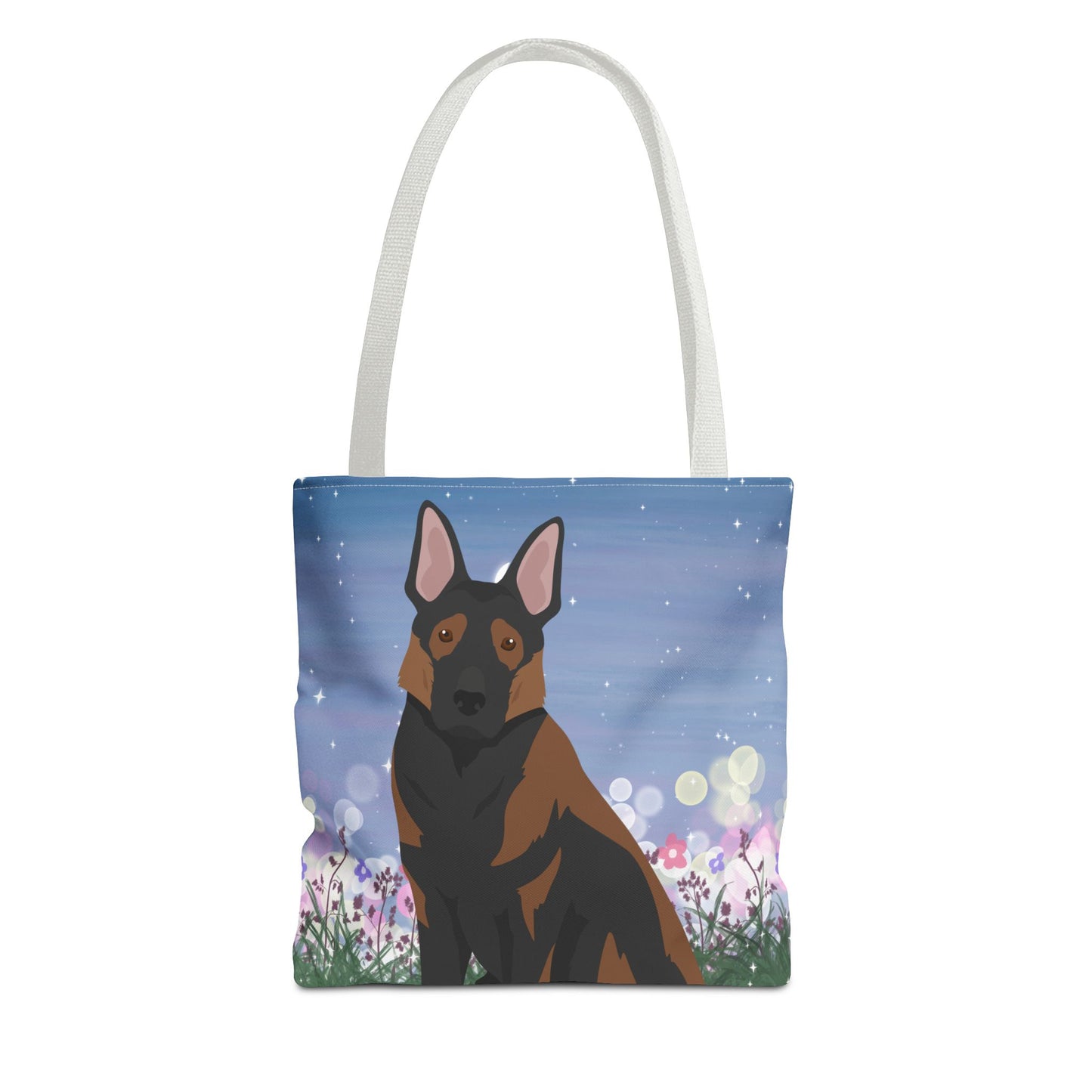 German Shepherd Dog Tote Bag 13x13