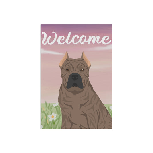 Presa Canario Dog Welcome Garden Flag