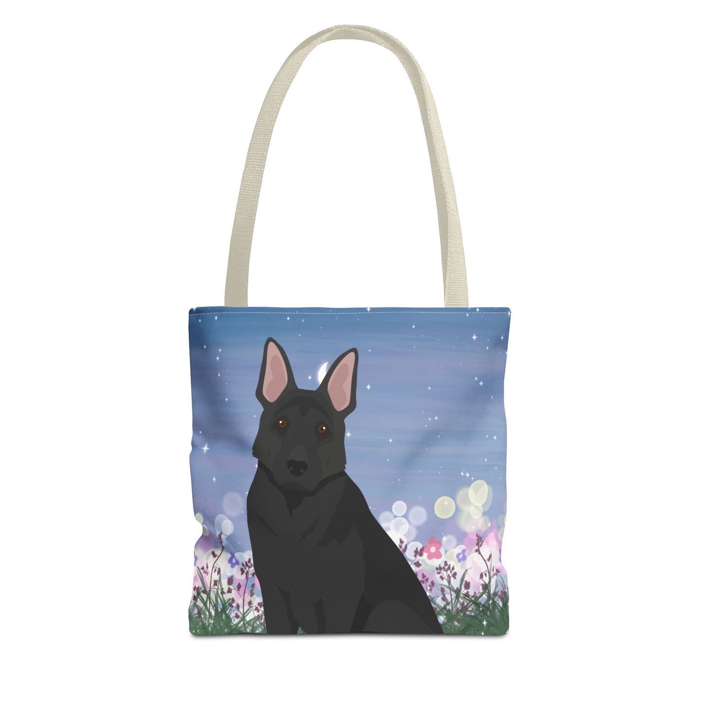 German Shepherd Dog Tote Bag 13x13