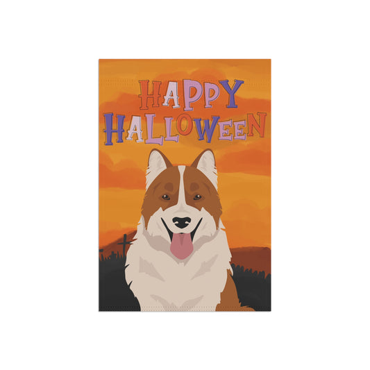 Thai Bangkaew Dog Dog Halloween Garden Flag