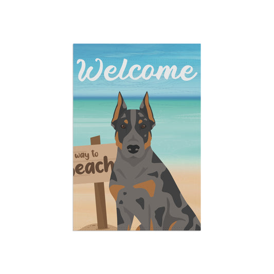Beauceron Dog Garden Flag