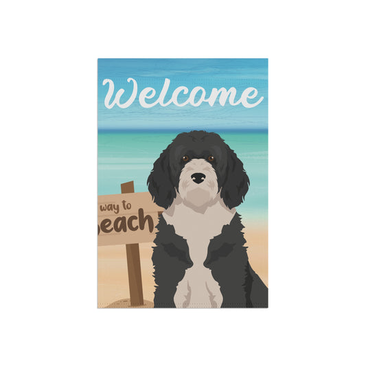 Portuguese Water Dog Dog Garden Flag