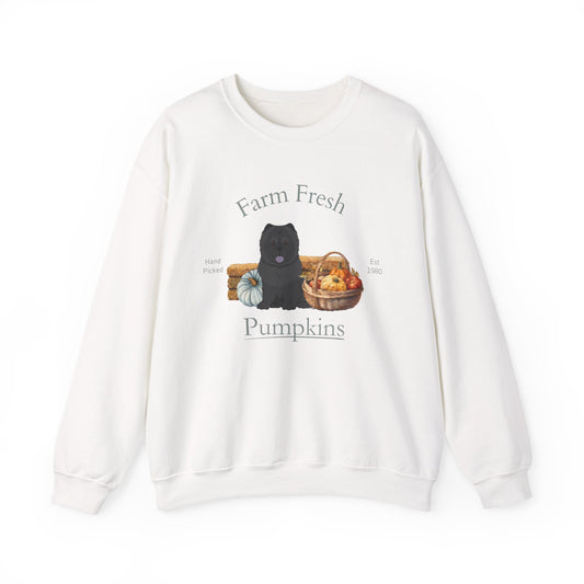 Chow Chow Dog Fall Farm Fresh Unisex Heavy Blend Crewneck Sweatshirt