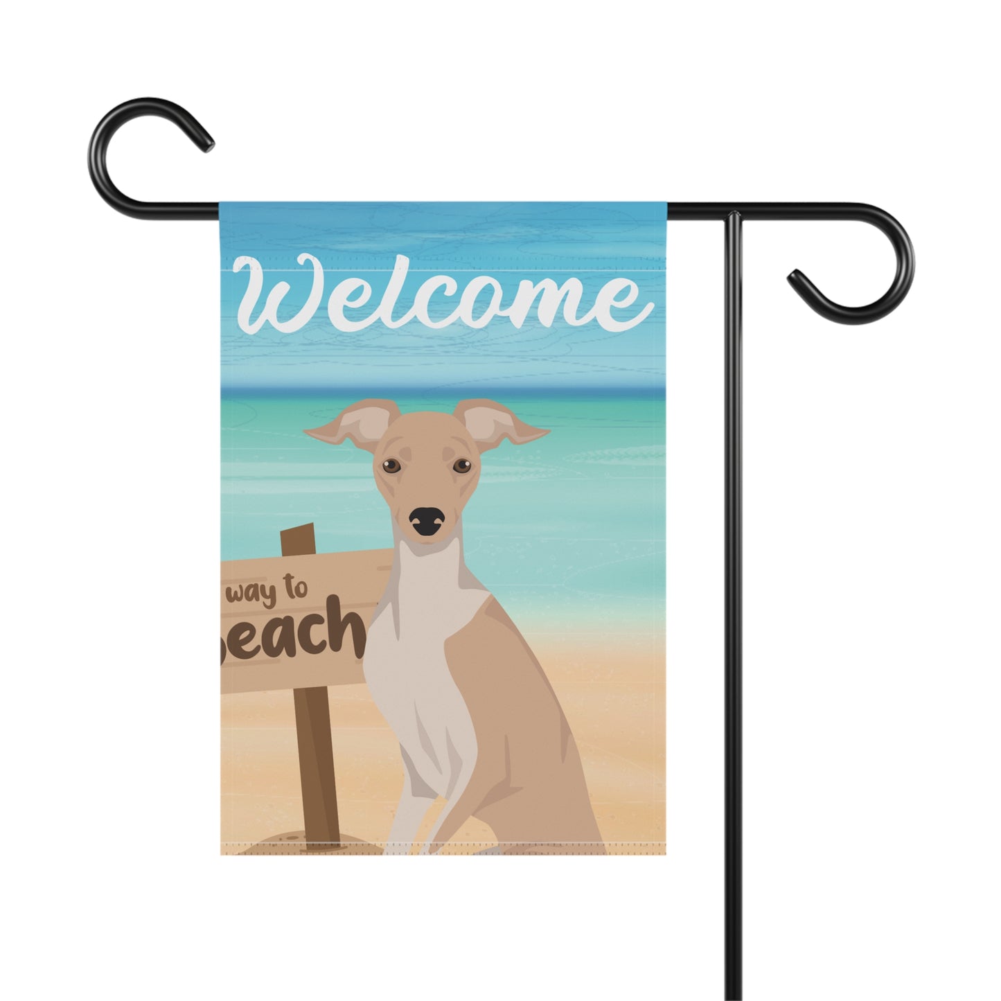 Italian Greyhound Dog Garden Flag