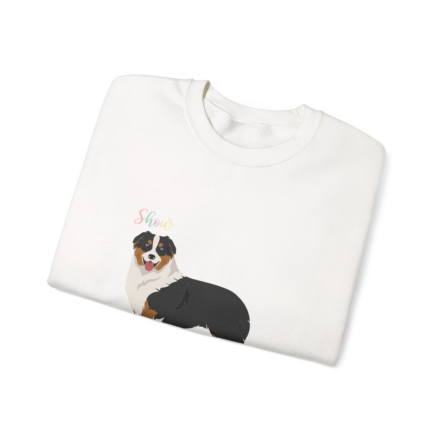 Australian Shepherd Dog Unisex Heavy Blend Crewneck Sweatshirt