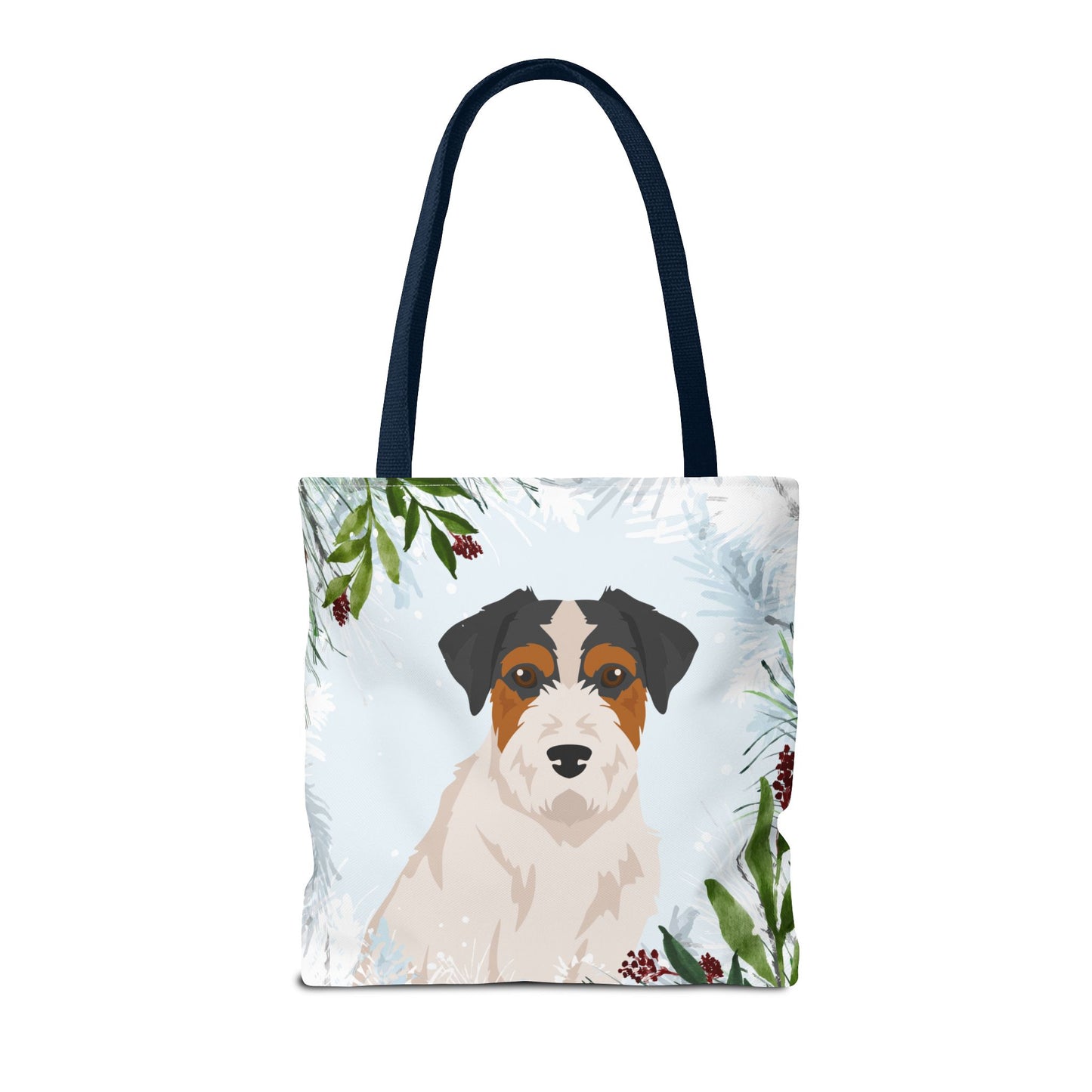 Jack Russell terrier Dog Christmas Holiday Tote Bag 16x16