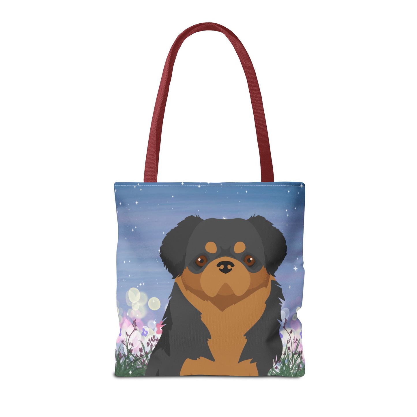 Tibetan Spaniel Dog Tote Bag 16x16
