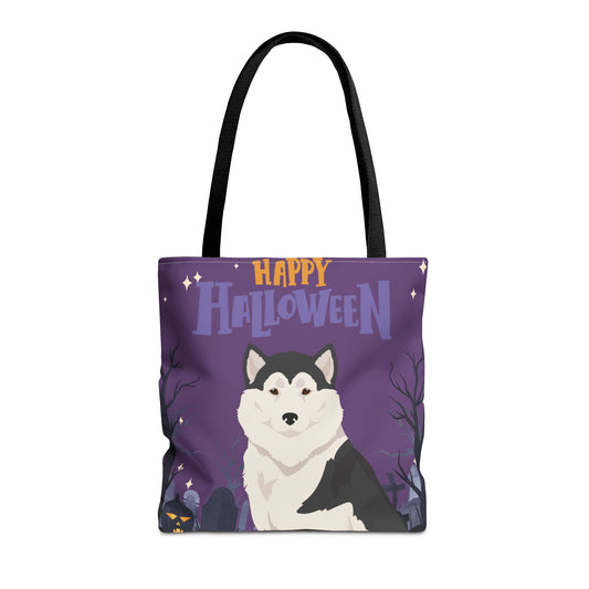 Greenland Dog Dog Happy Halloween Tote Bag 16x16