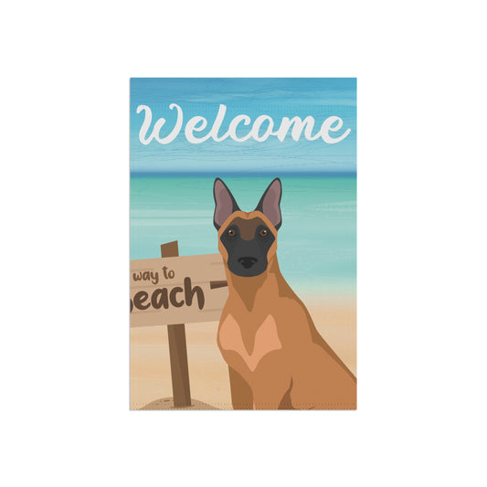 Belgian Malinois Dog Garden Flag
