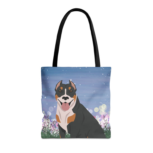 Pit Bull Dog Tote Bag 16x16