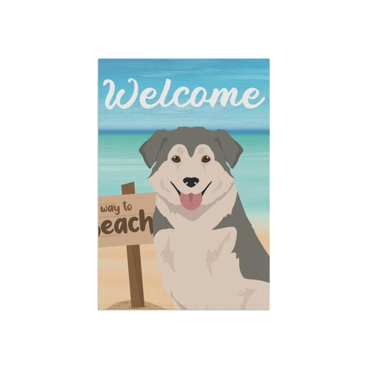 Aidi Dog Garden Flag