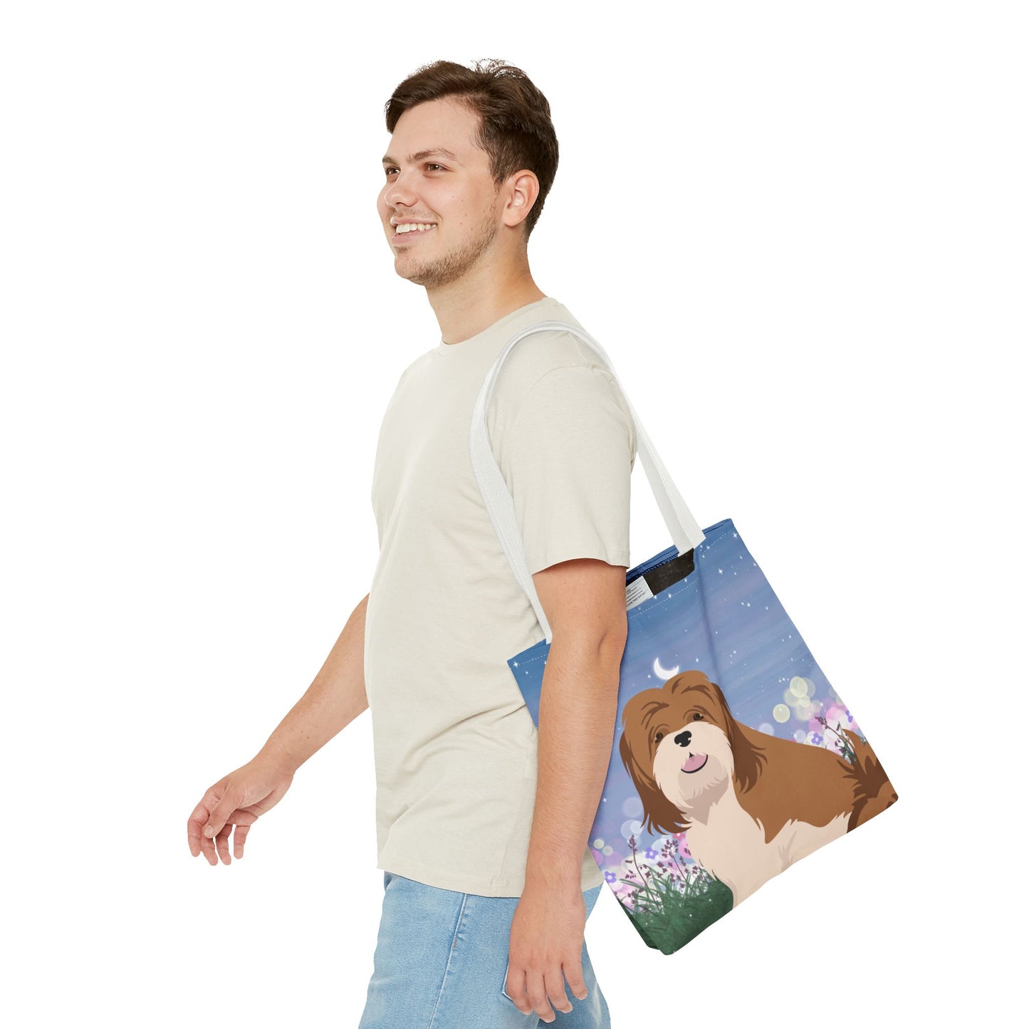 Lhasa Apso Dog Tote Bag 16x16