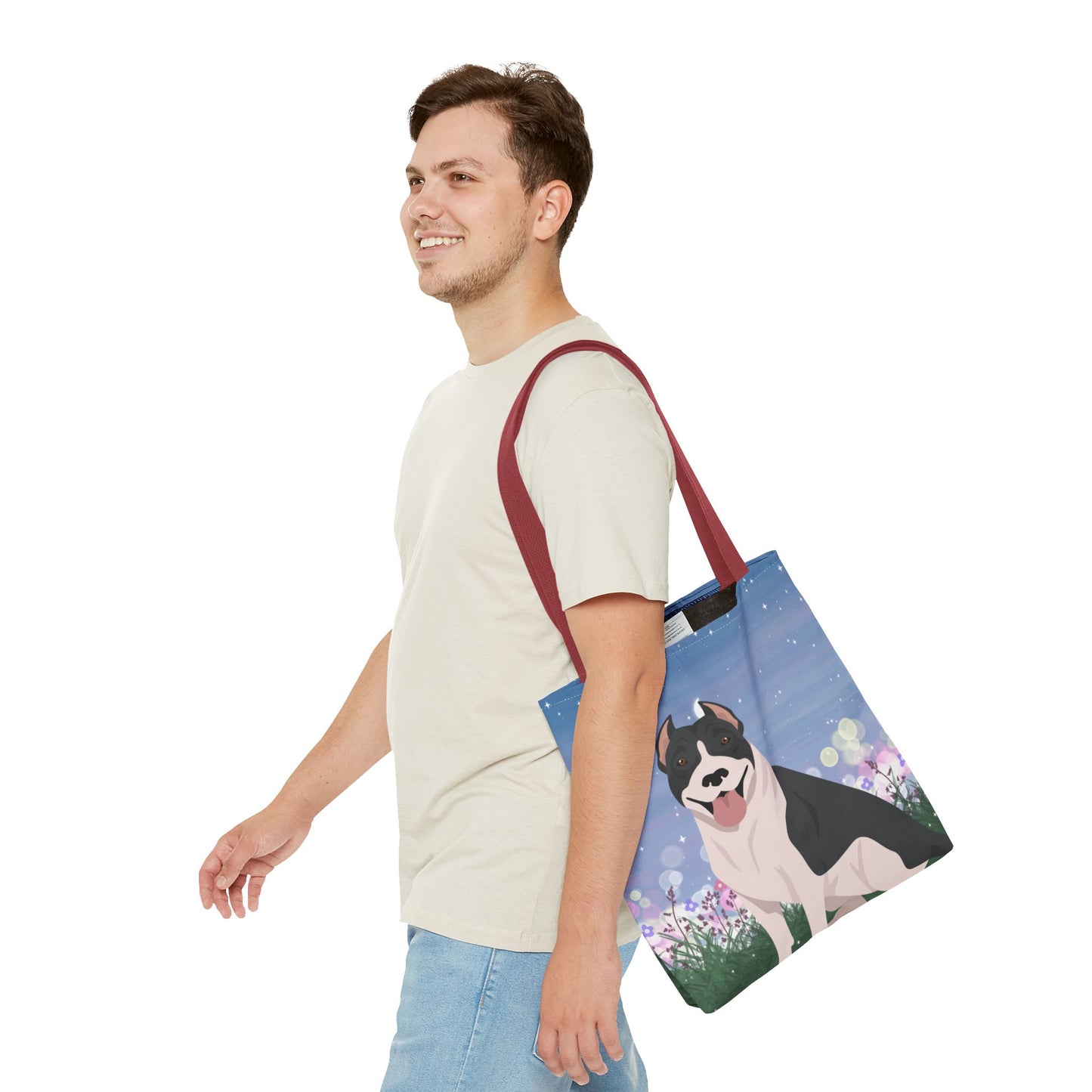 Pit Bull Dog Tote Bag 16x16