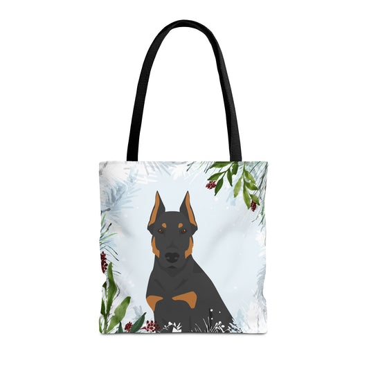 Beauceron Dog Christmas Holiday Tote Bag 16x16