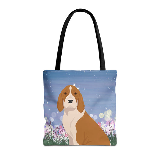 American English Coonhound Dog Tote Bag 16x16