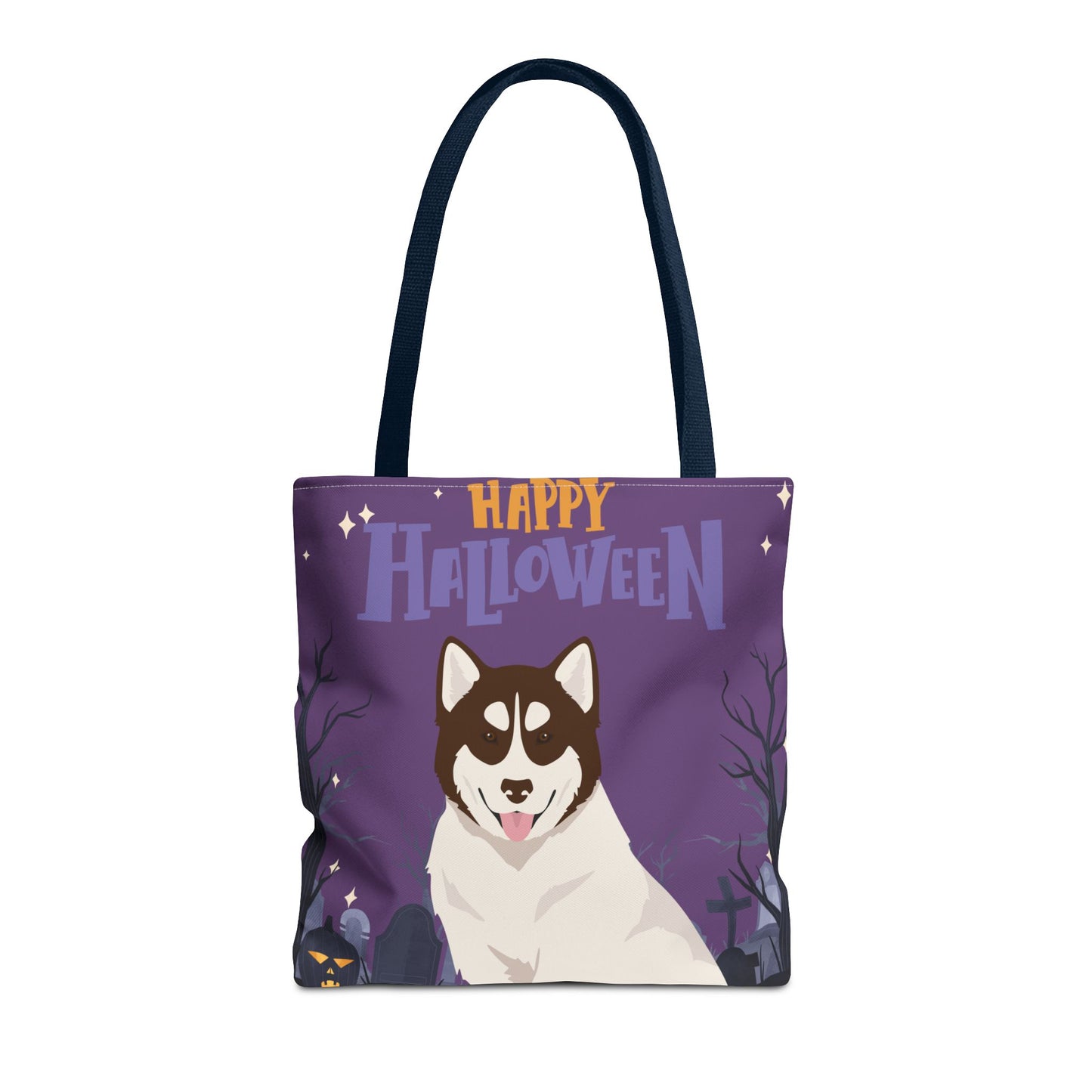 Canadian Inuit Dog Dog Happy Halloween Tote Bag 16x16