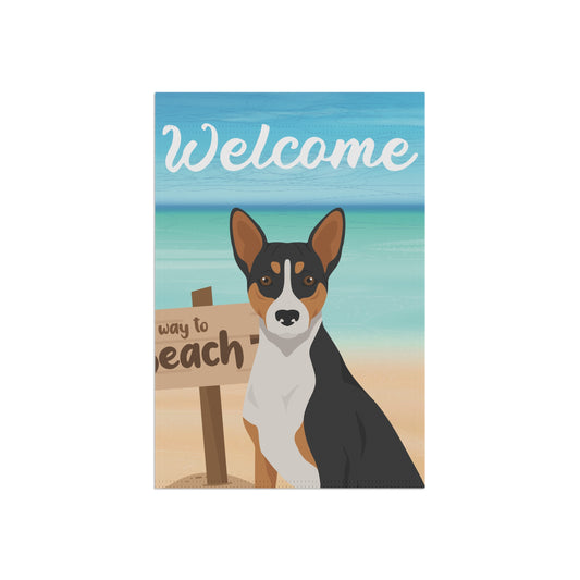 Basenji Dog Garden Flag