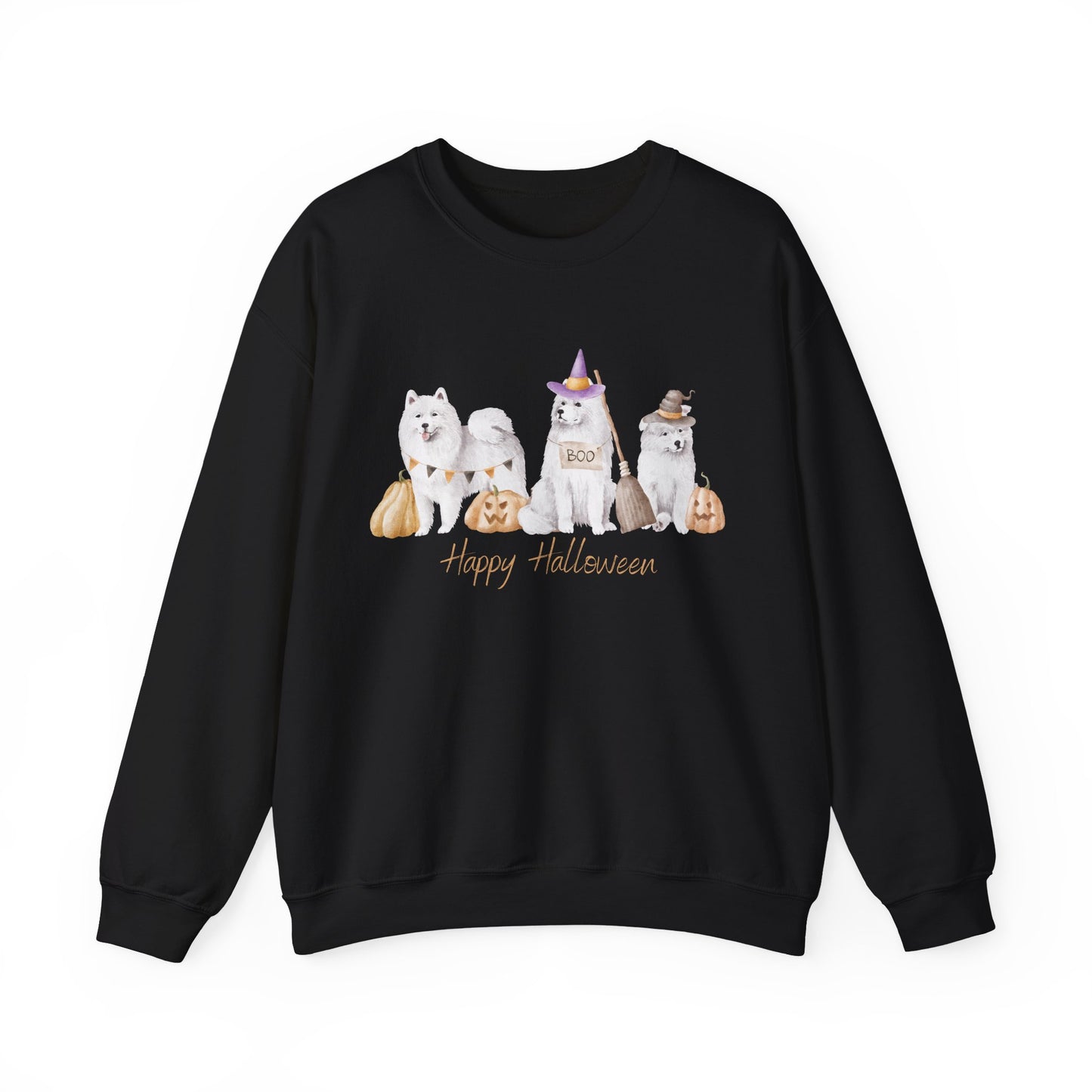 Samoyed Dog Halloween Unisex Heavy Blend Crewneck Sweatshirt