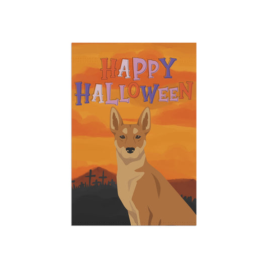 Carolina Dog Dog Halloween Garden Flag