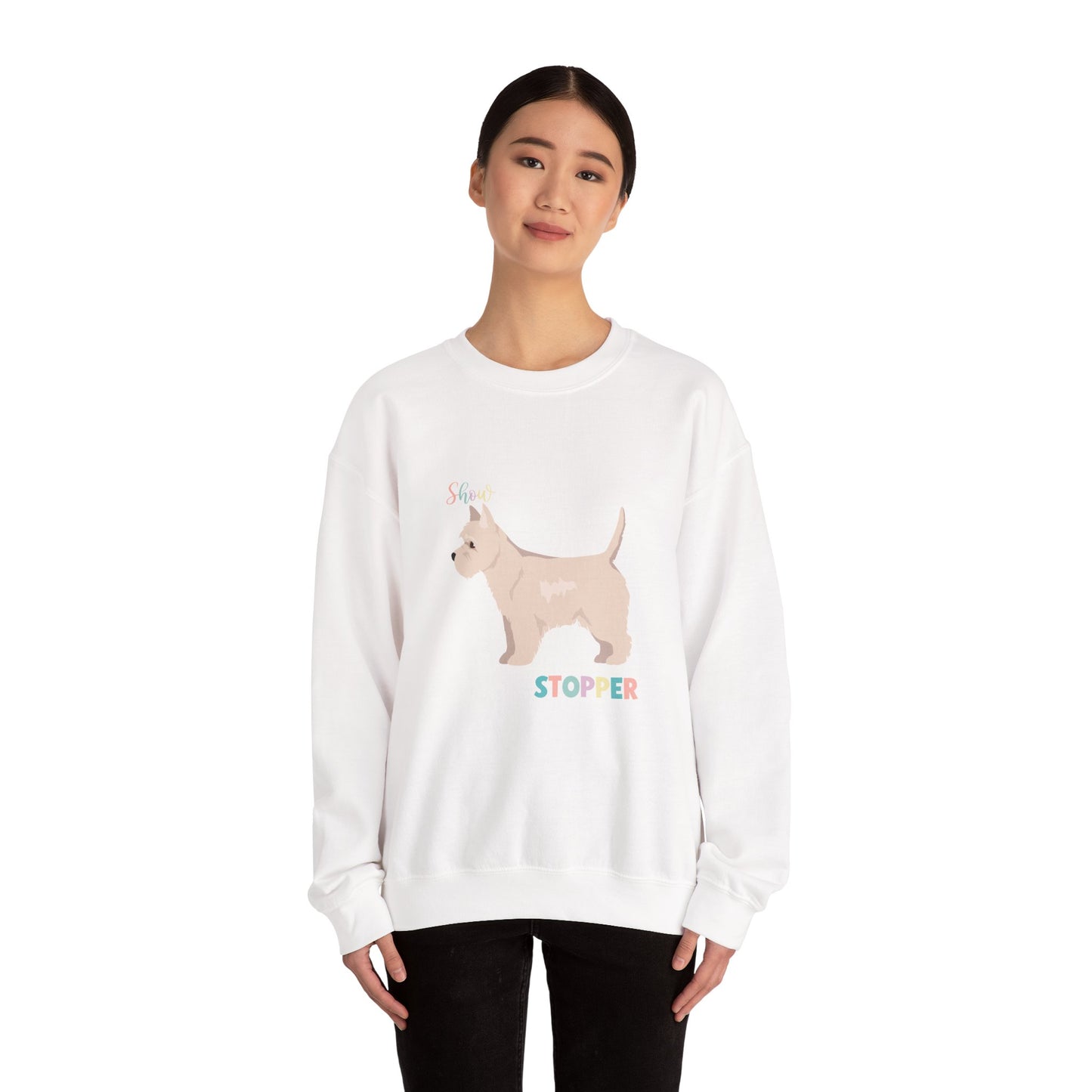 West Highland White Terrier Dog Unisex Heavy Blend Crewneck Sweatshirt
