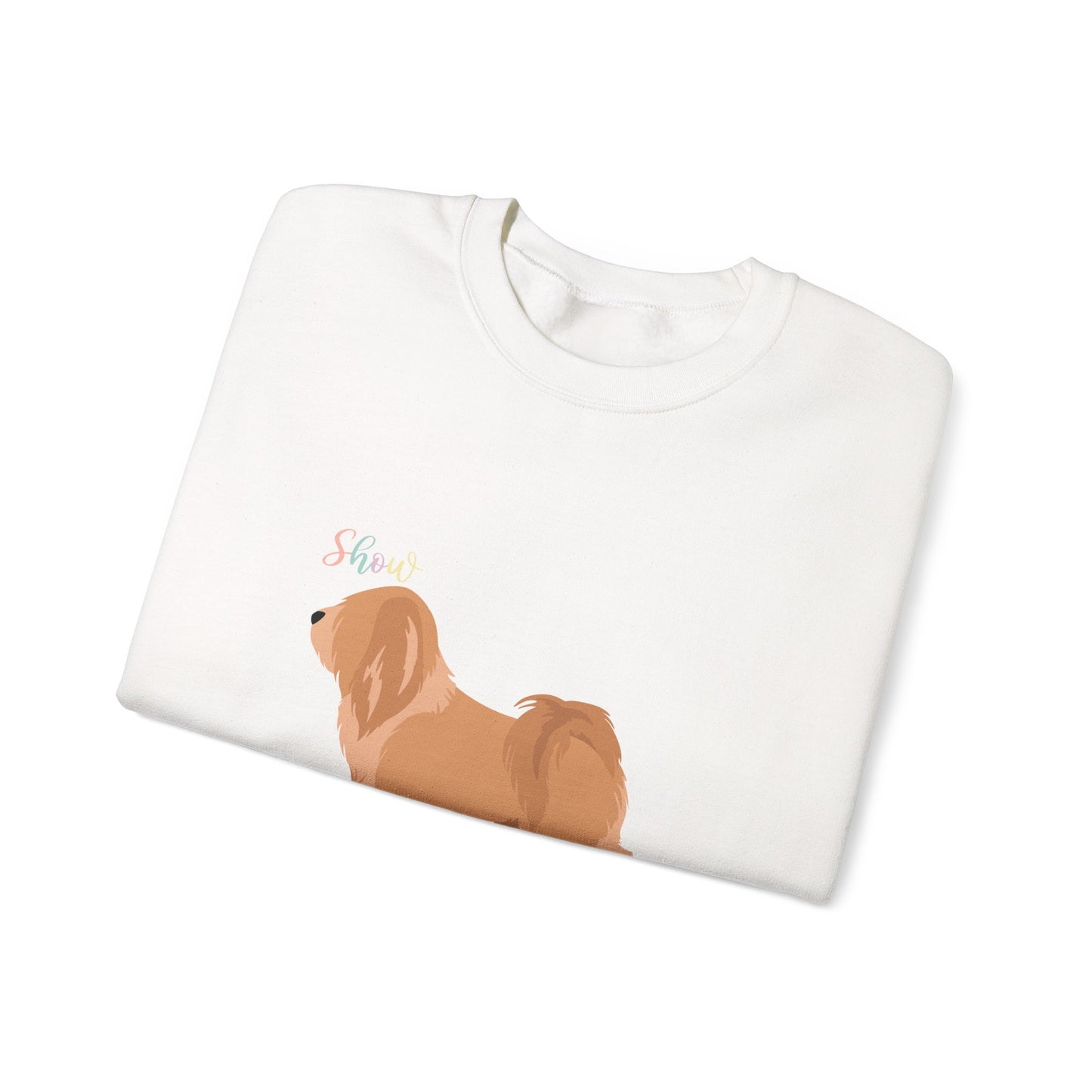 Tibetan Terrier Dog Unisex Heavy Blend Crewneck Sweatshirt