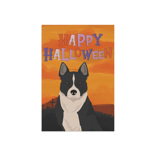 Karelian Bear Dog Dog Halloween Garden Flag