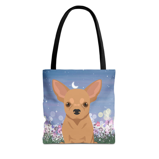 Chihuahua Dog Tote Bag 13x13