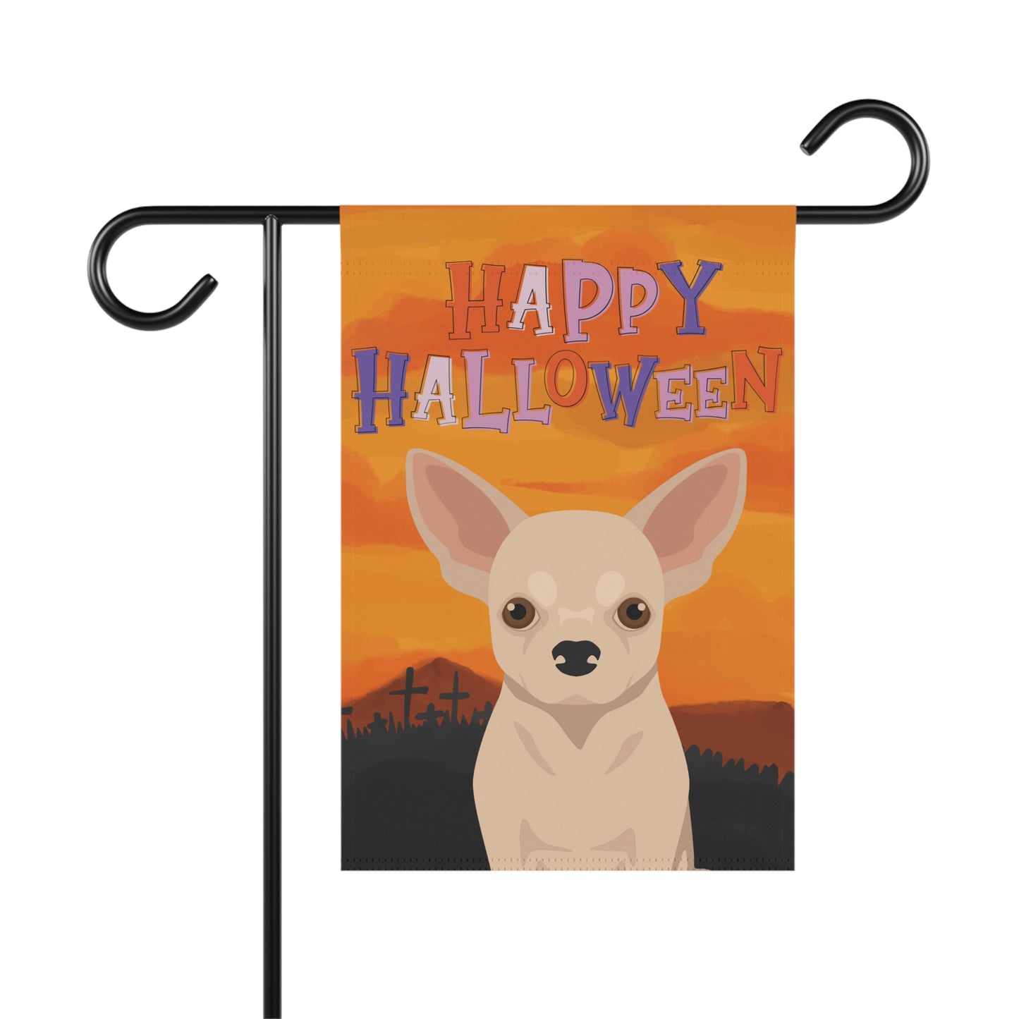 Chihuahua Dog Halloween Garden Flag