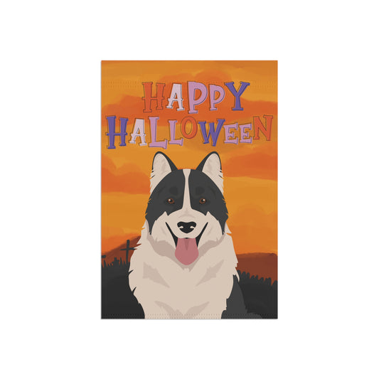 Thai Bangkaew Dog Dog Halloween Garden Flag
