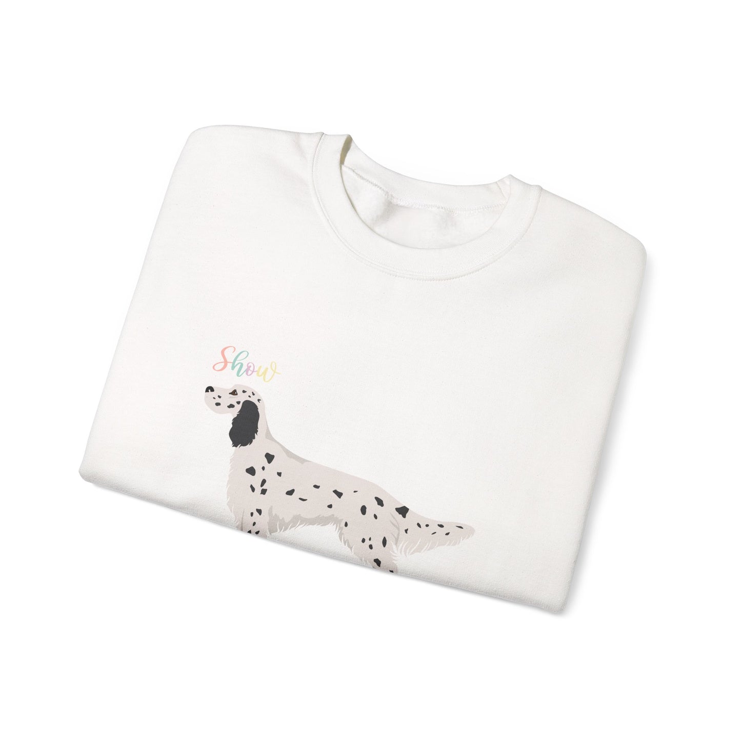 English Setter Dog Unisex Heavy Blend Crewneck Sweatshirt