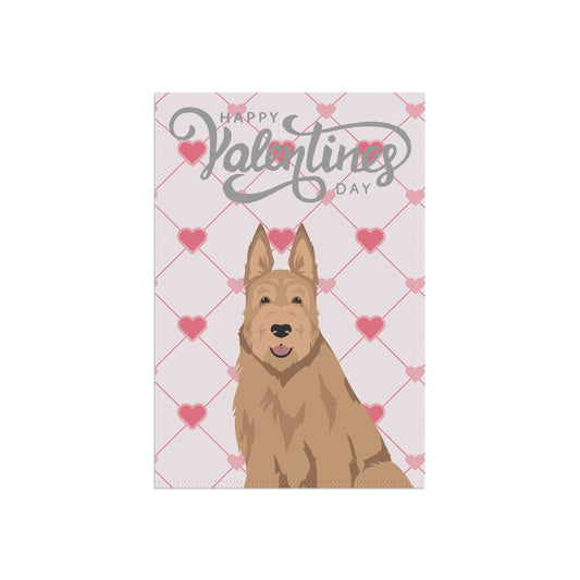 Berger Picard Dog Valentines Day Garden Flag