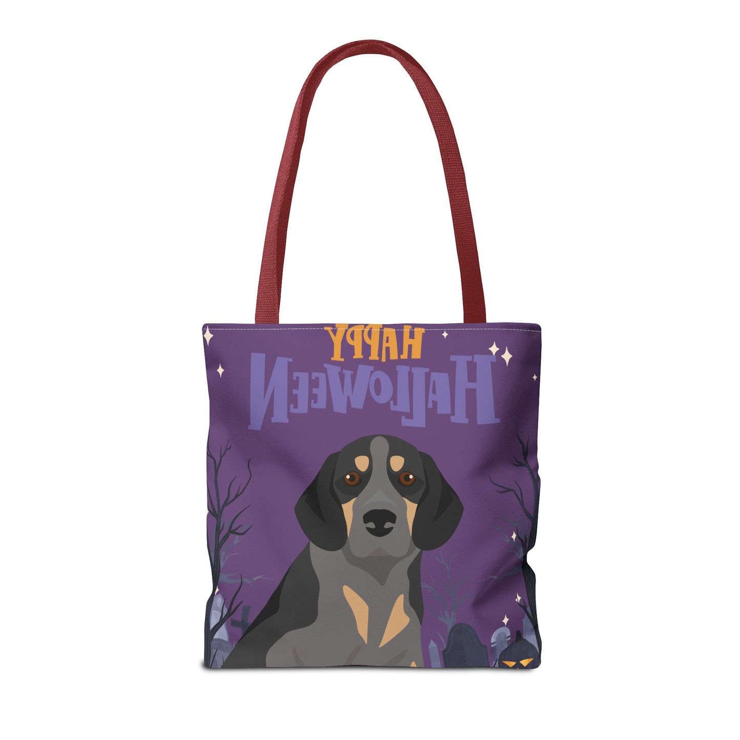 Beagle Dog Happy Halloween Tote Bag 16x16