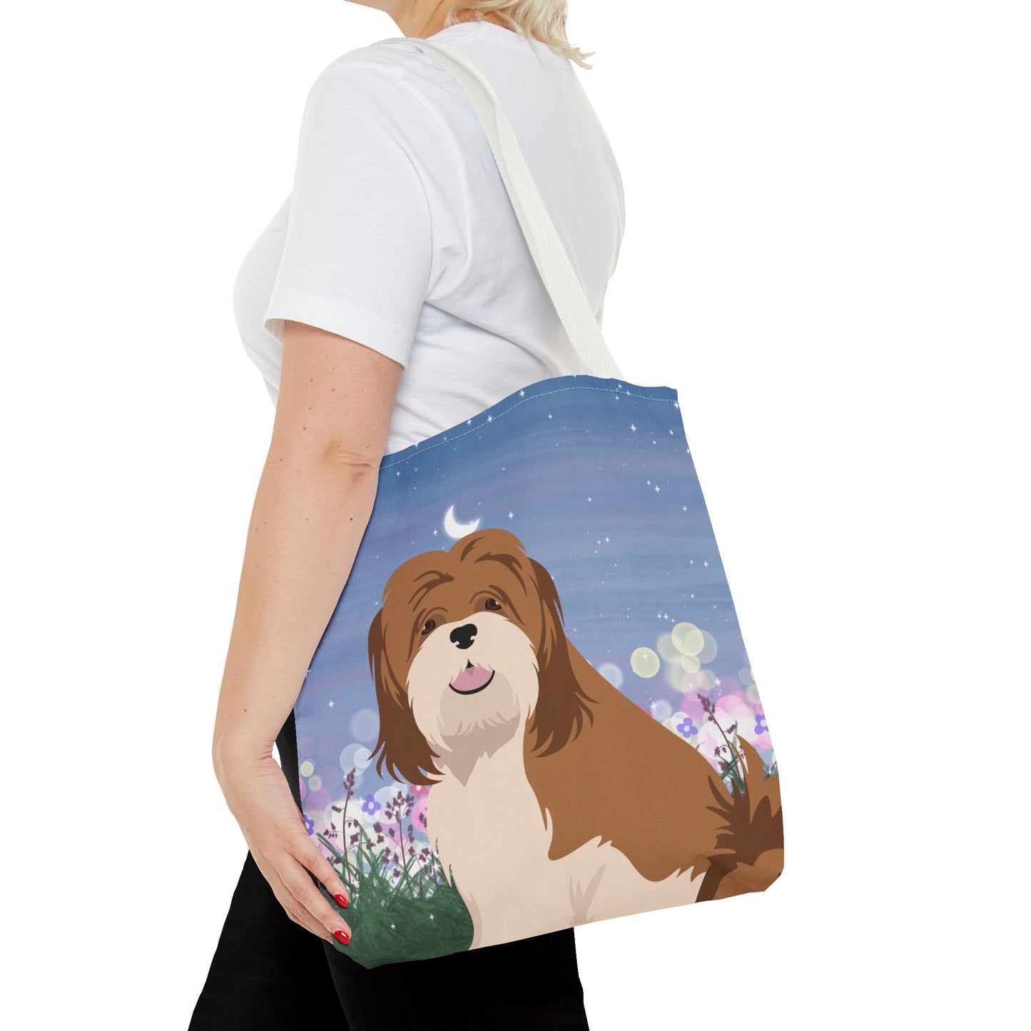 Lhasa Apso Dog Tote Bag 16x16