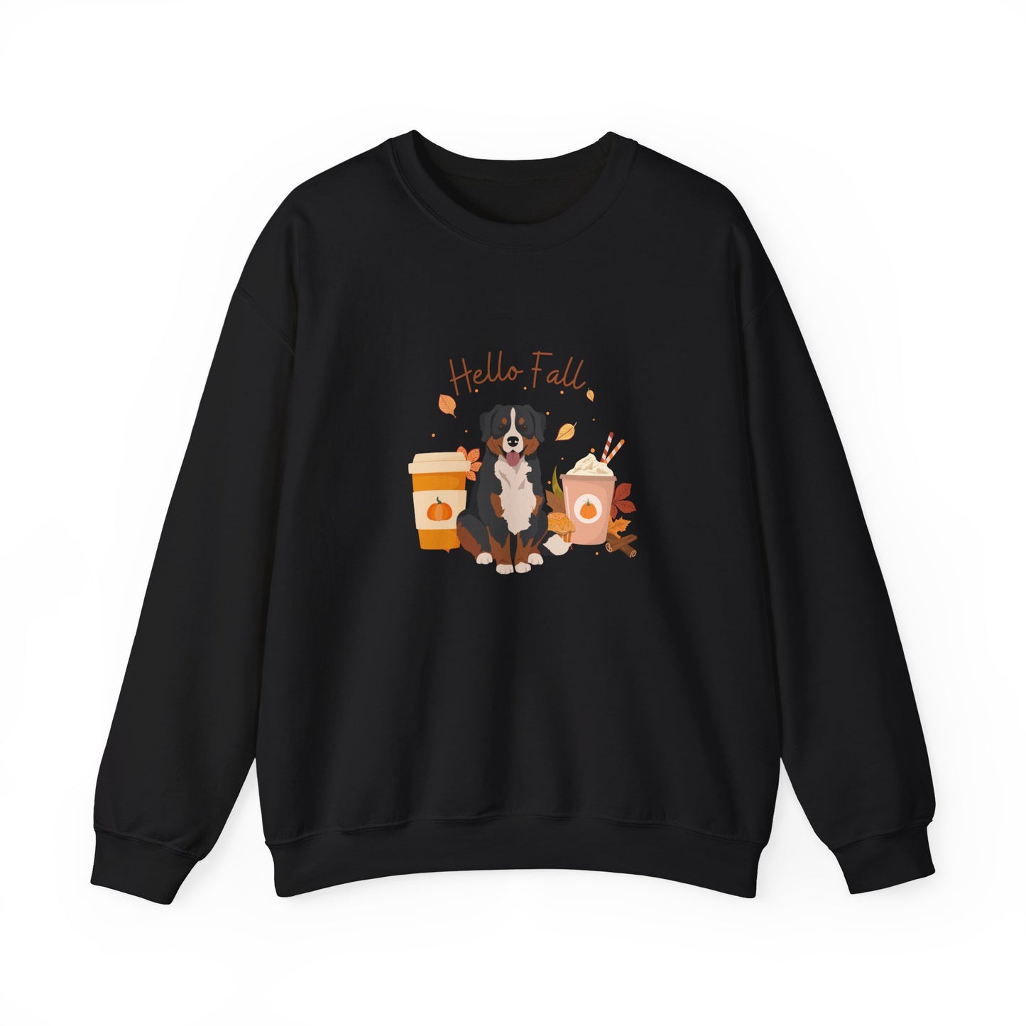 Bernese Mountain Dog Fall Unisex Heavy Blend Crewneck Sweatshirt