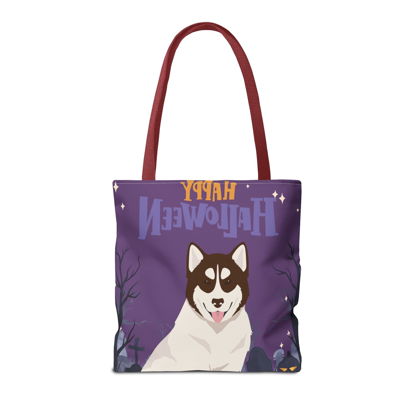 Canadian Inuit Dog Dog Happy Halloween Tote Bag 16x16