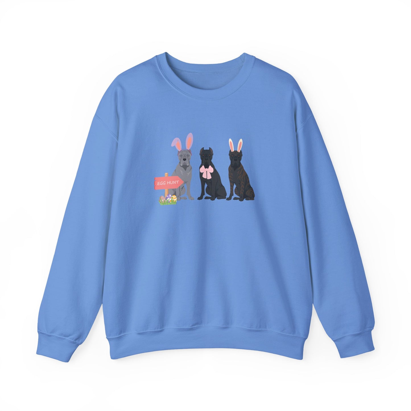 Cane Corso Dog Easter Unisex Heavy Blend Crewneck Sweatshirt, easter, Cute Dog Mom Gift