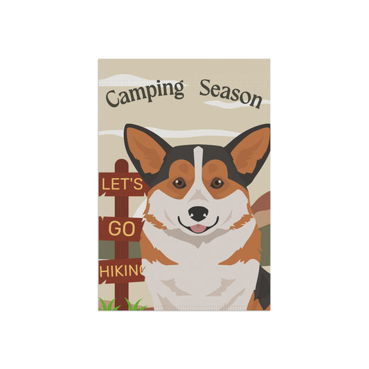Pembroke Welsh Corgi Dog Camping Garden Flag