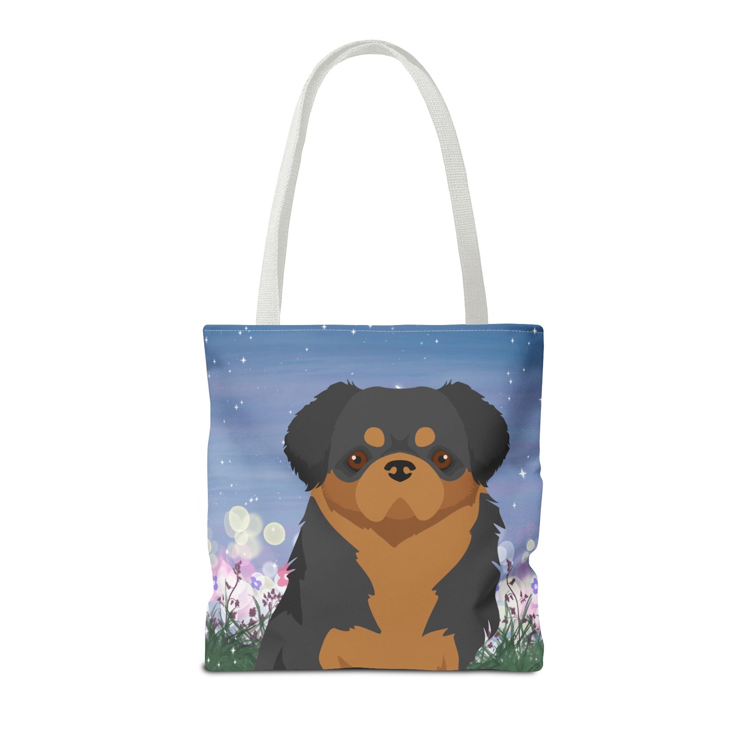 Tibetan Spaniel Dog Tote Bag 16x16