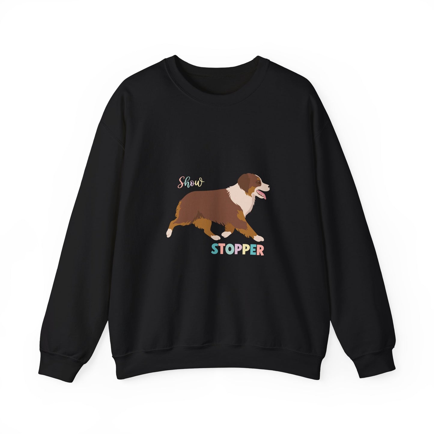 Miniature American Shepherd Dog Dog Unisex Heavy Blend Crewneck Sweatshirt