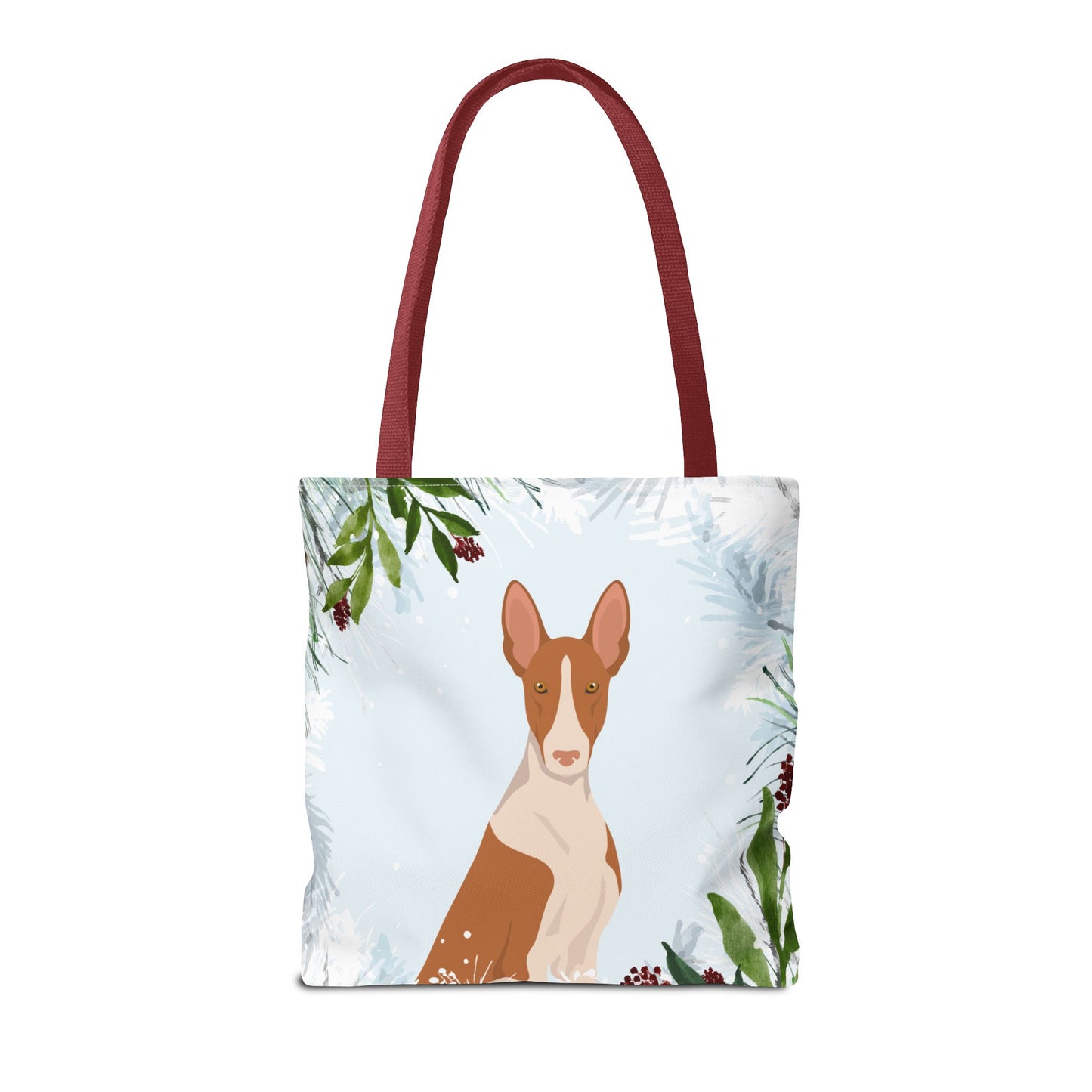 Ibizan Hound Dog Christmas Holiday Tote Bag 16x16