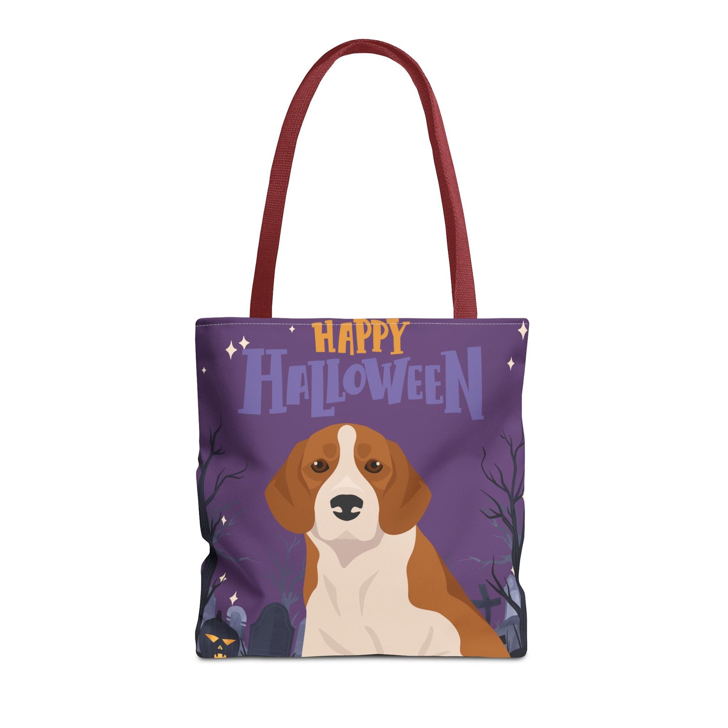 Beagle Dog Happy Halloween Tote Bag 16x16